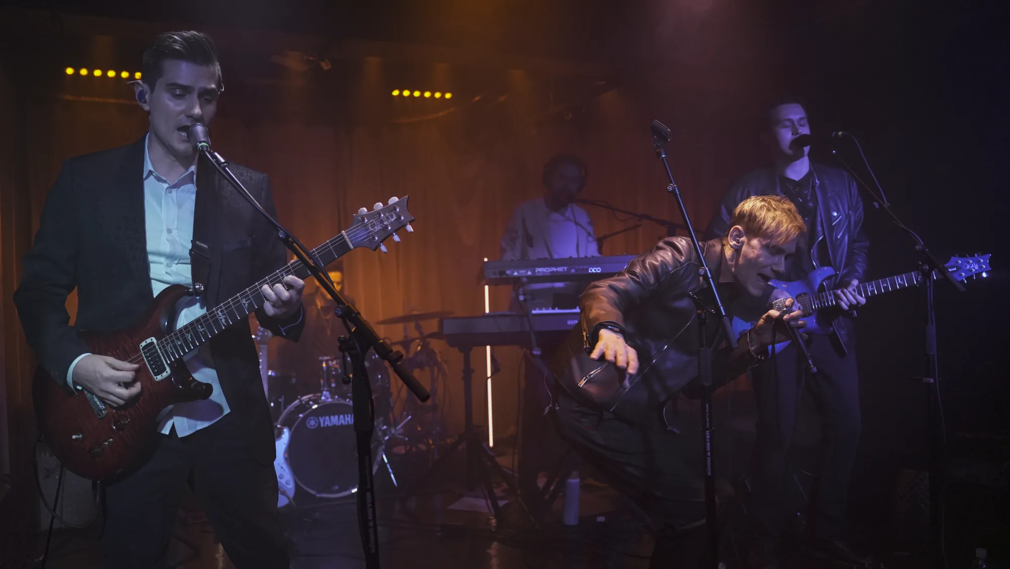 Don’t Believe in Ghosts performing together on stage